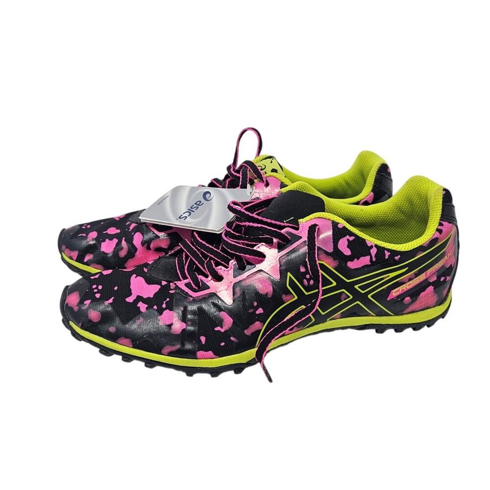 NEW Asics 10 Cross Freak 2 Cross-country Shoe Spikes Running Black Pink